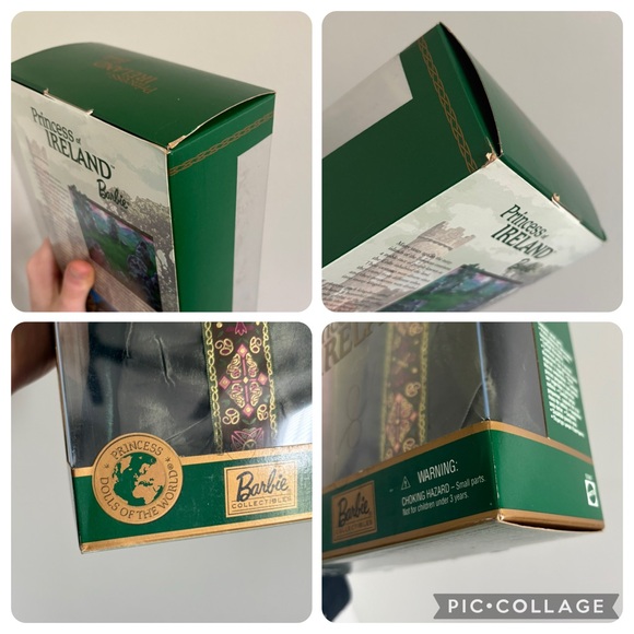 Barbie Dolls of the World The Princess Collection: Ireland Circa 2001 In Box - Picture 9 of 9